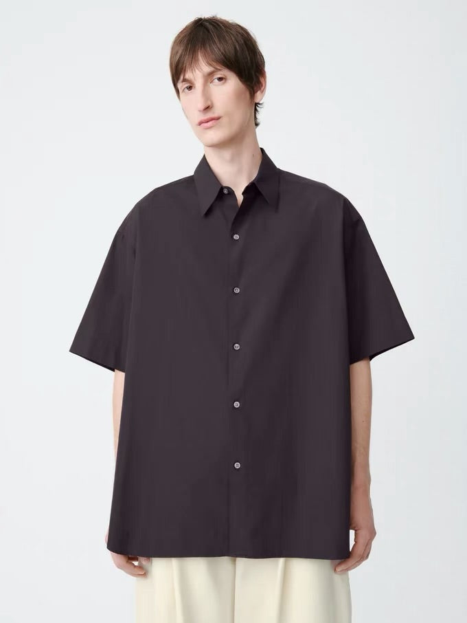 24春夏 SORONO SHIRT短款廓形衬衫