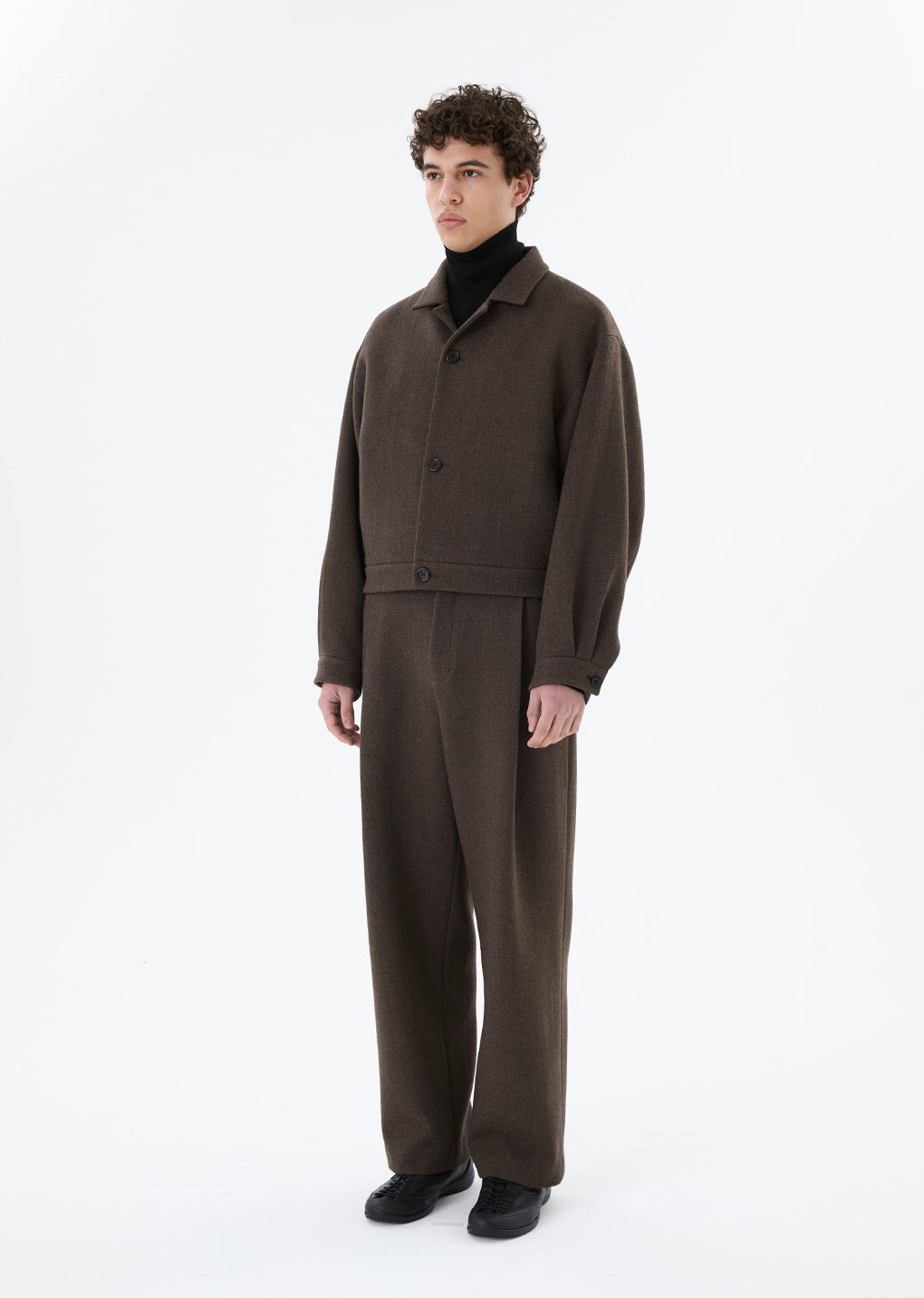 25早秋 WOOL CROP JACKET