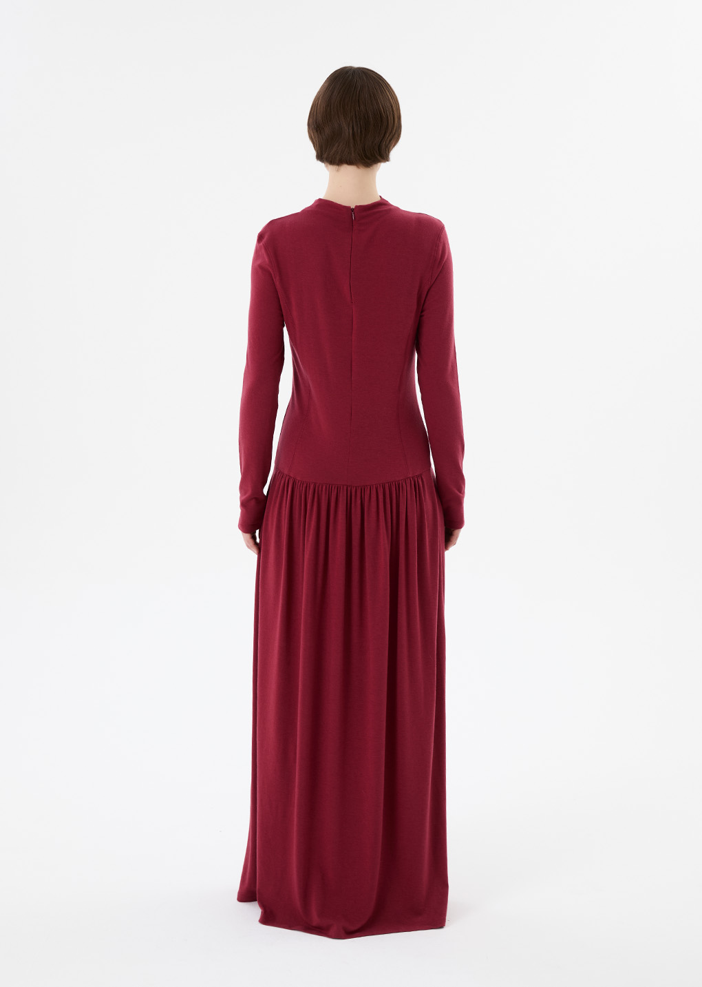 25早秋 MOCK NECK JERSEY DRESS