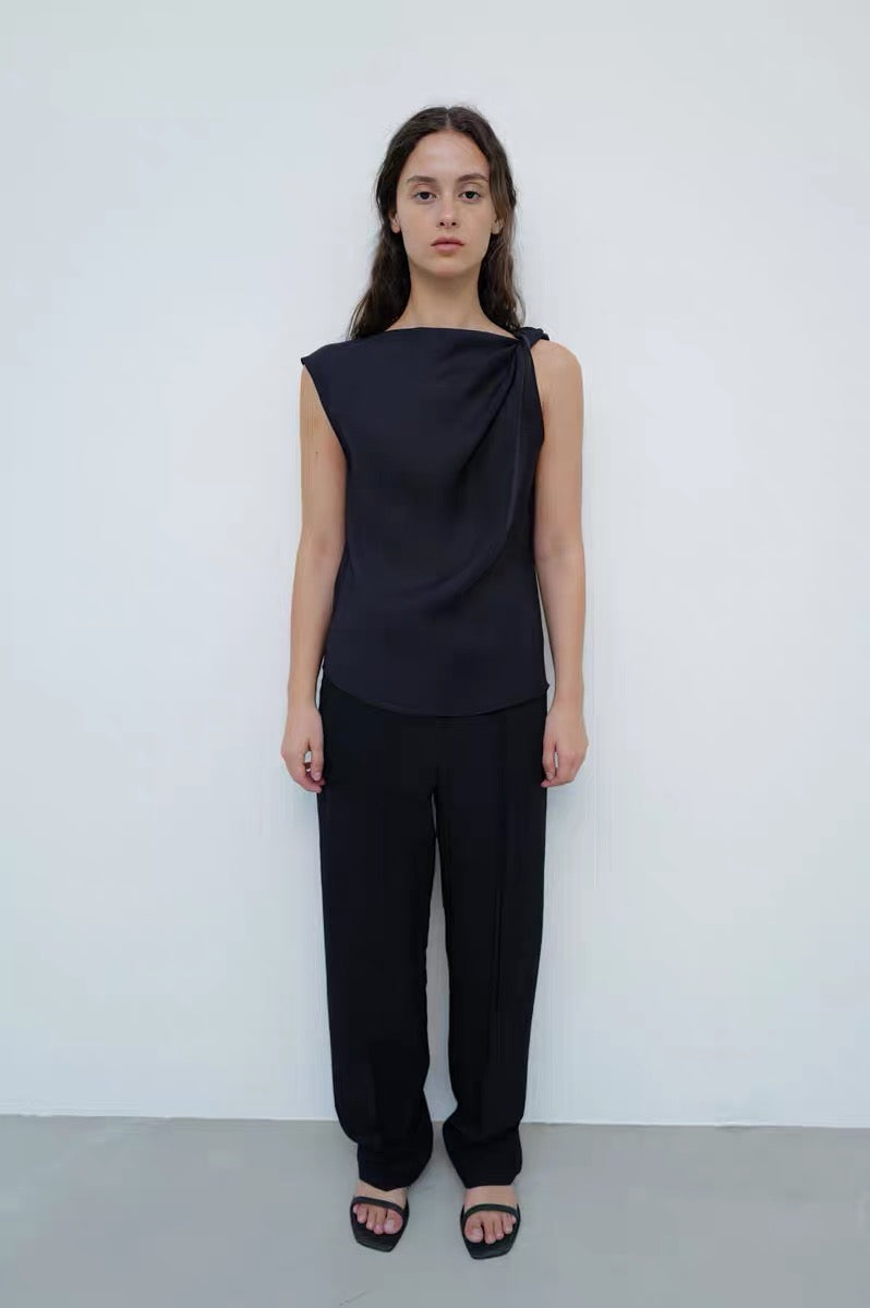 25春夏 ASYMMETRICAL DRAPED TOP