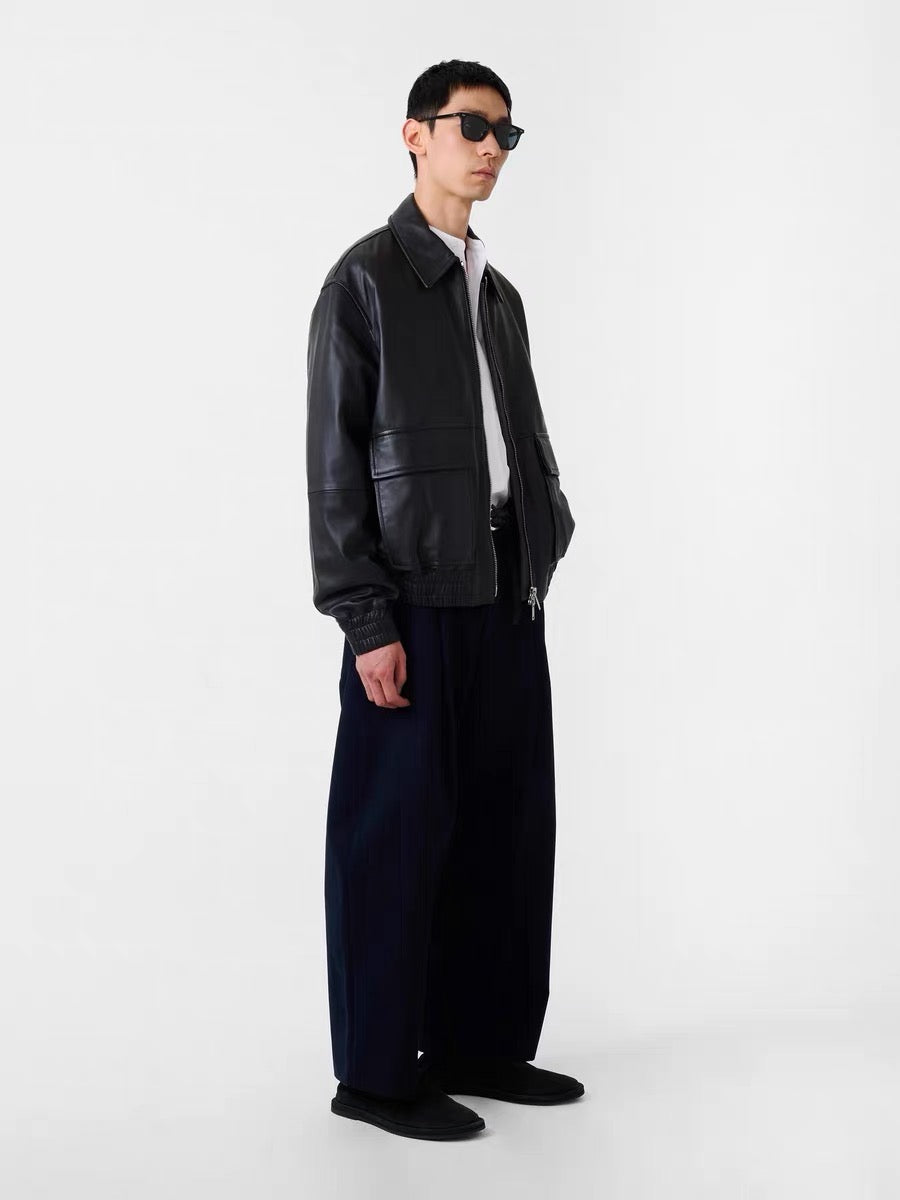 25早秋 PISTON JACKET 羊皮皮衣