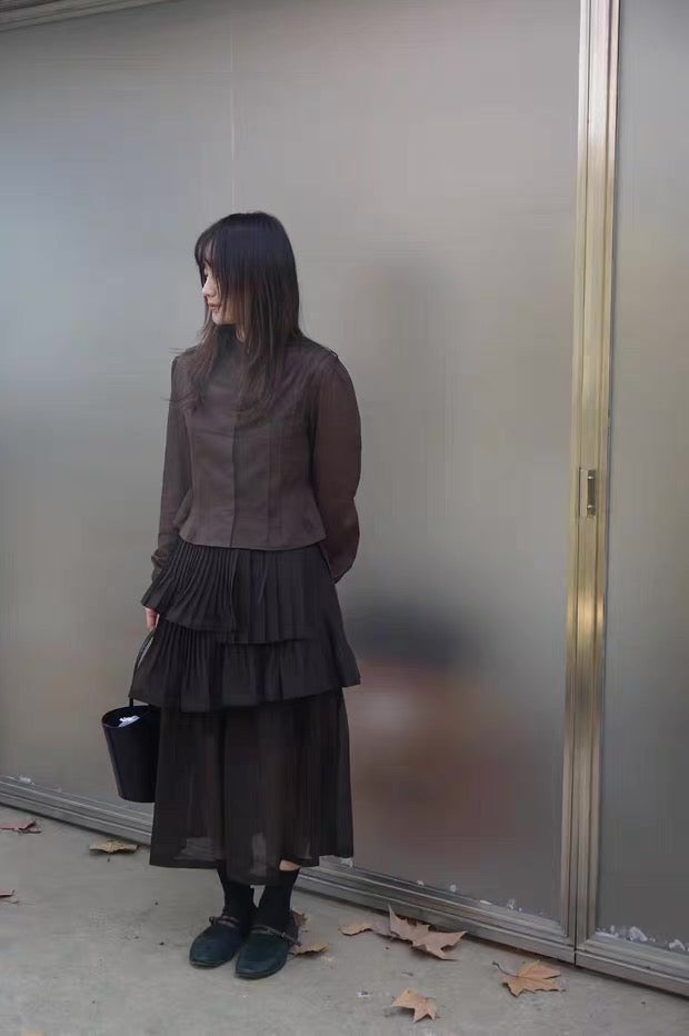 26早春 PINTUCK SLIM SHIRT