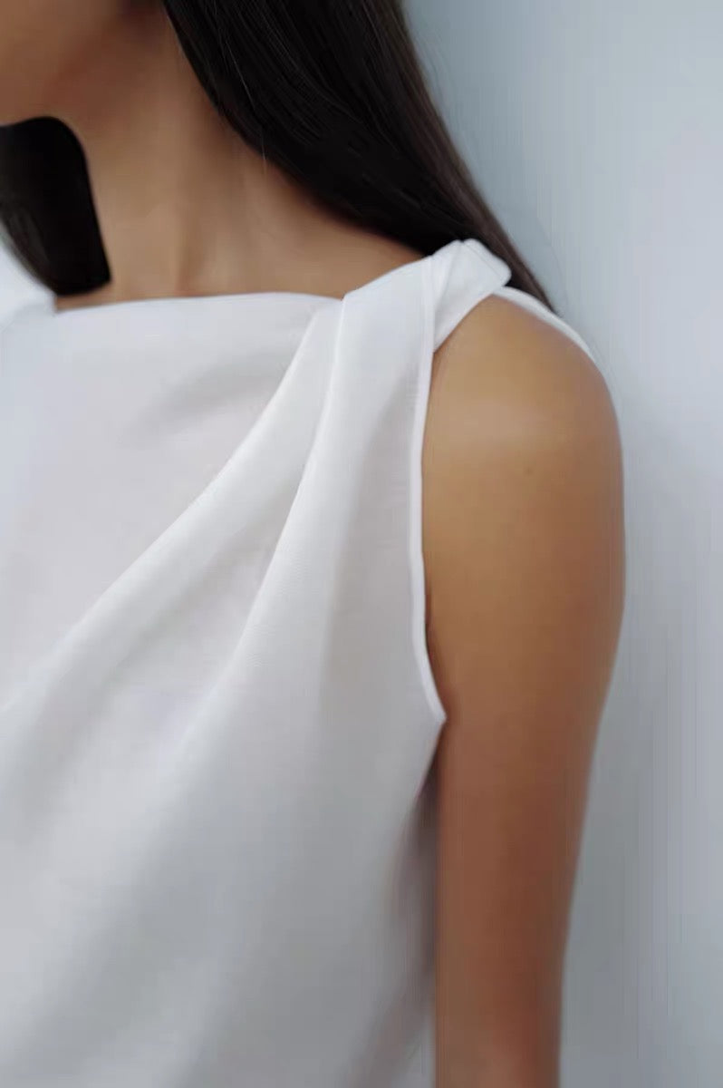25春夏 ASYMMETRICAL DRAPED TOP