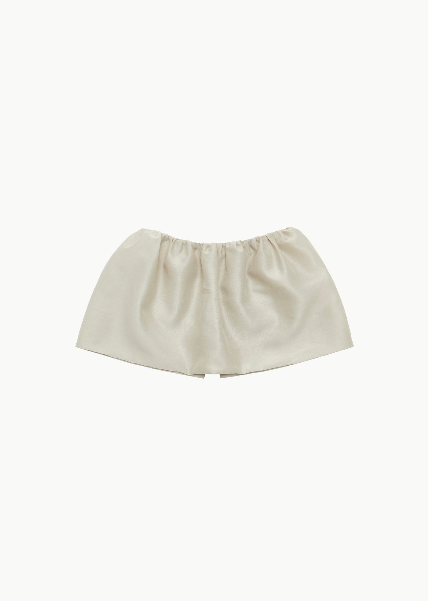 25早春 SHIRRING ORGANZA BELT SKIRT 短裙