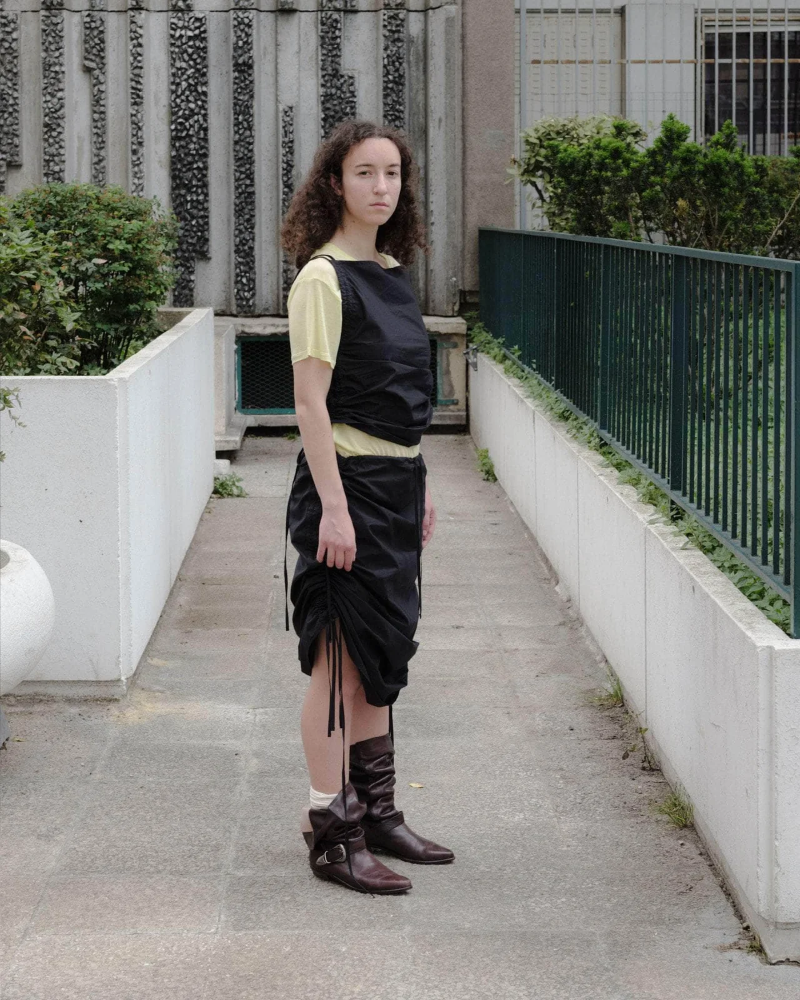 24早春 Pictorial Strap Top 抽绳吊带