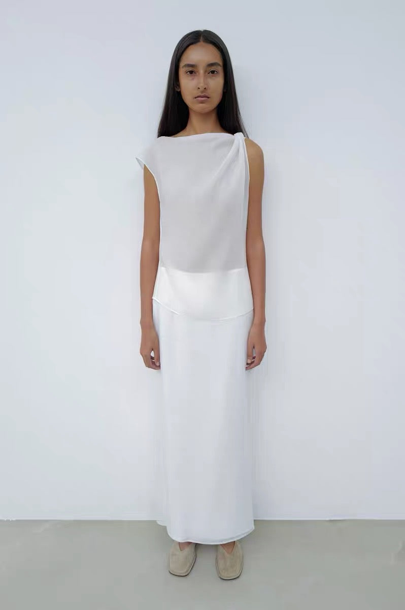 25春夏 ASYMMETRICAL DRAPED TOP