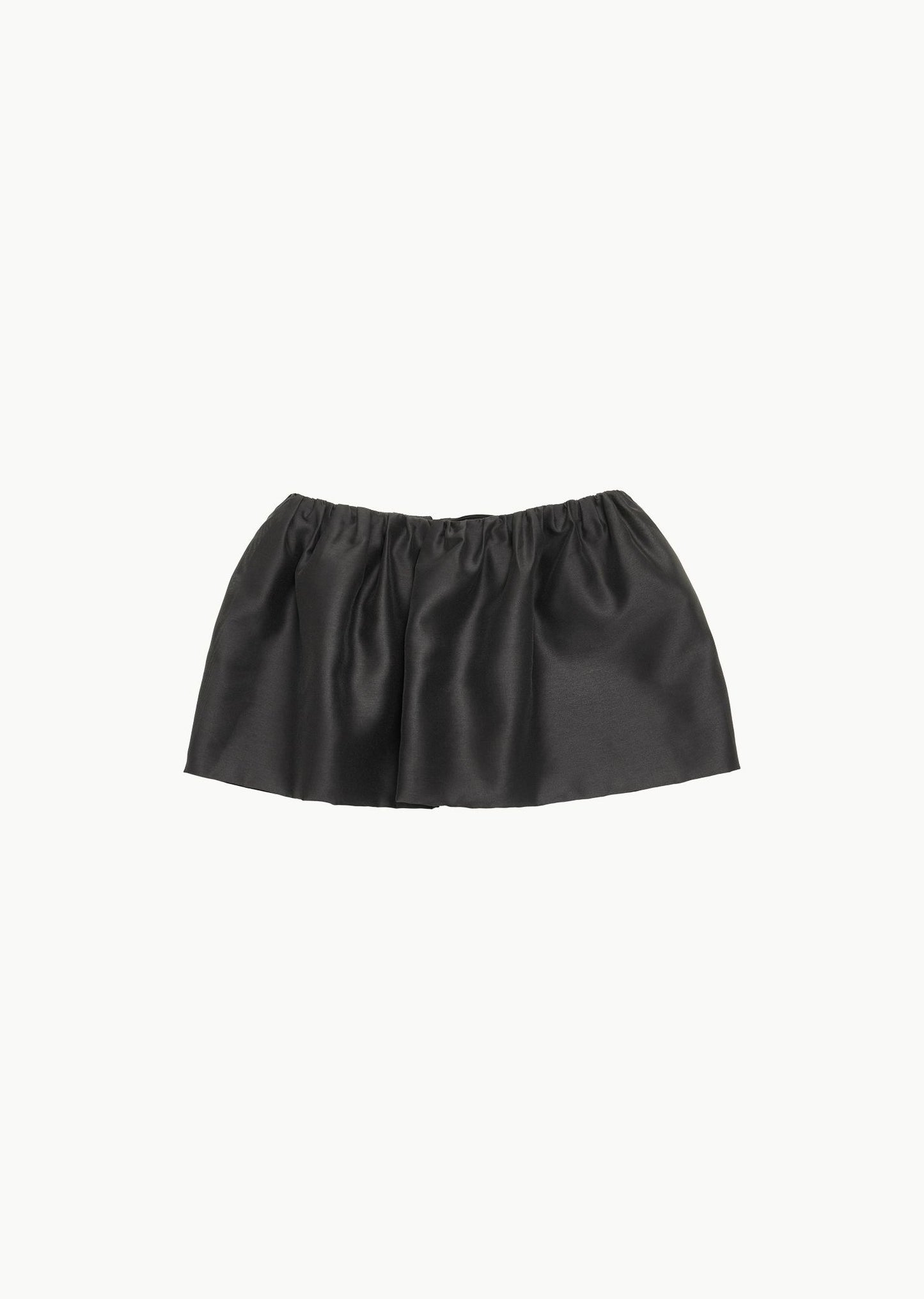 25早春 SHIRRING ORGANZA BELT SKIRT 短裙