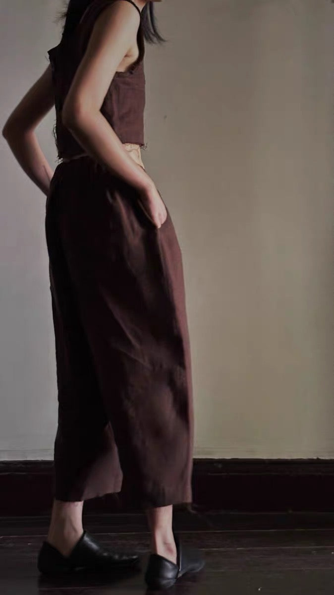 ELASTIC TROUSERS 九分裤 两色