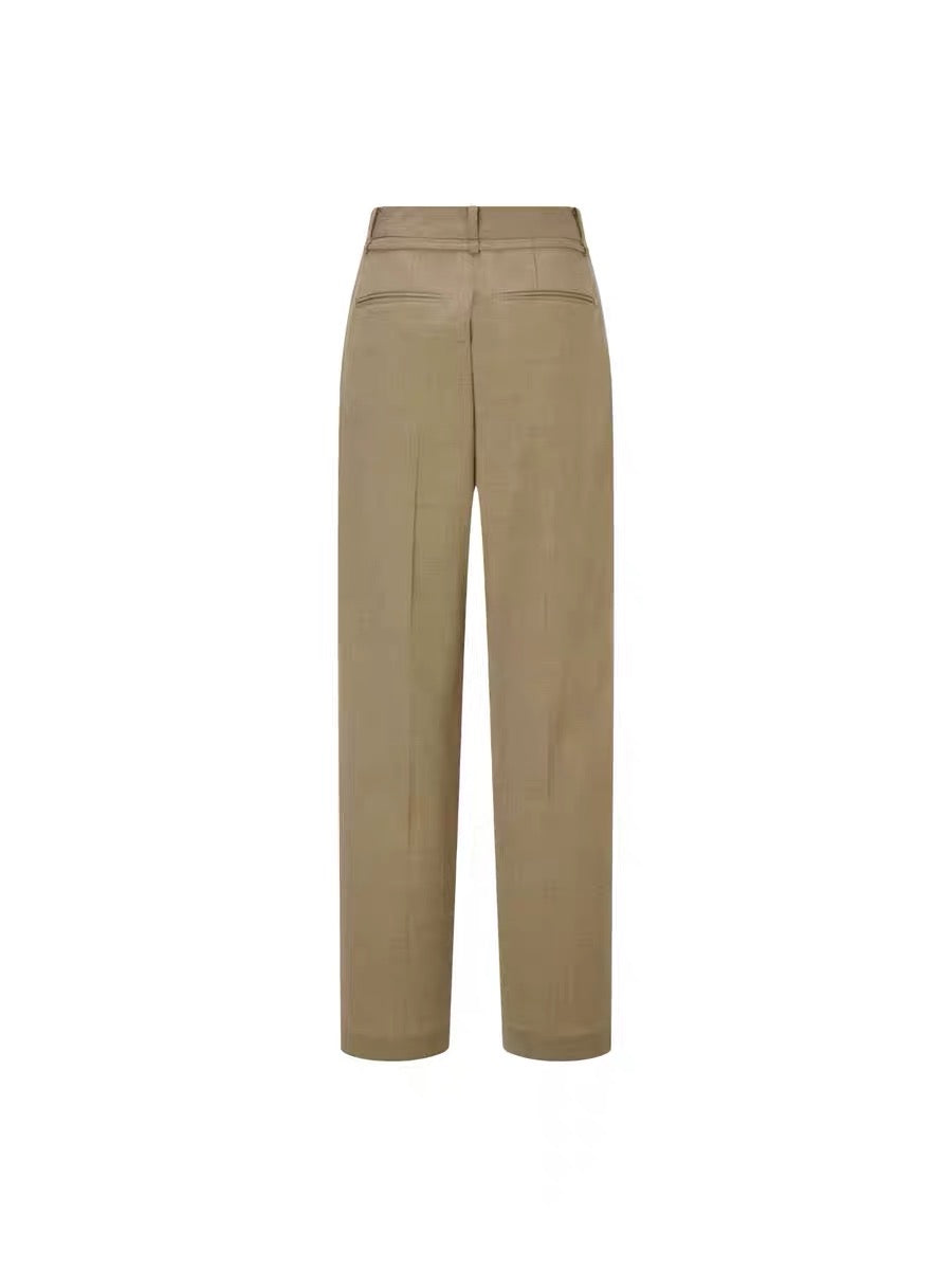 25早春 WAIST STRING TUCK 系带长裤