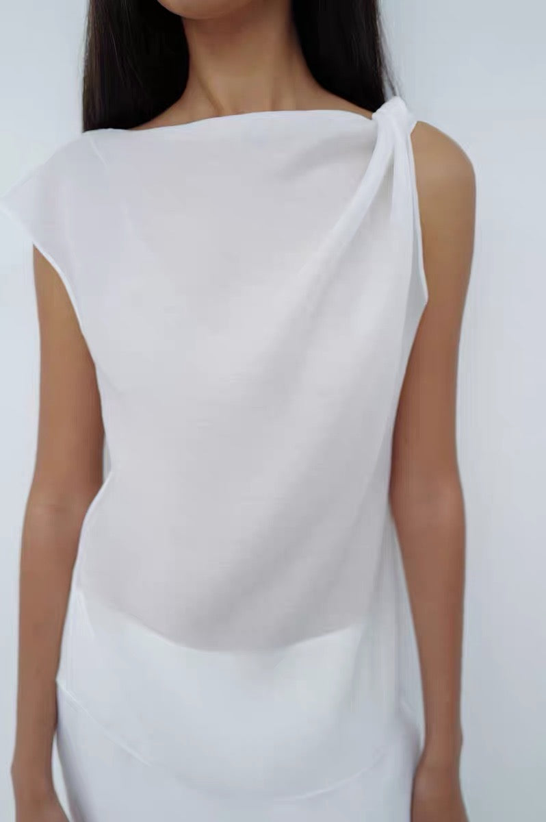 25春夏 ASYMMETRICAL DRAPED TOP