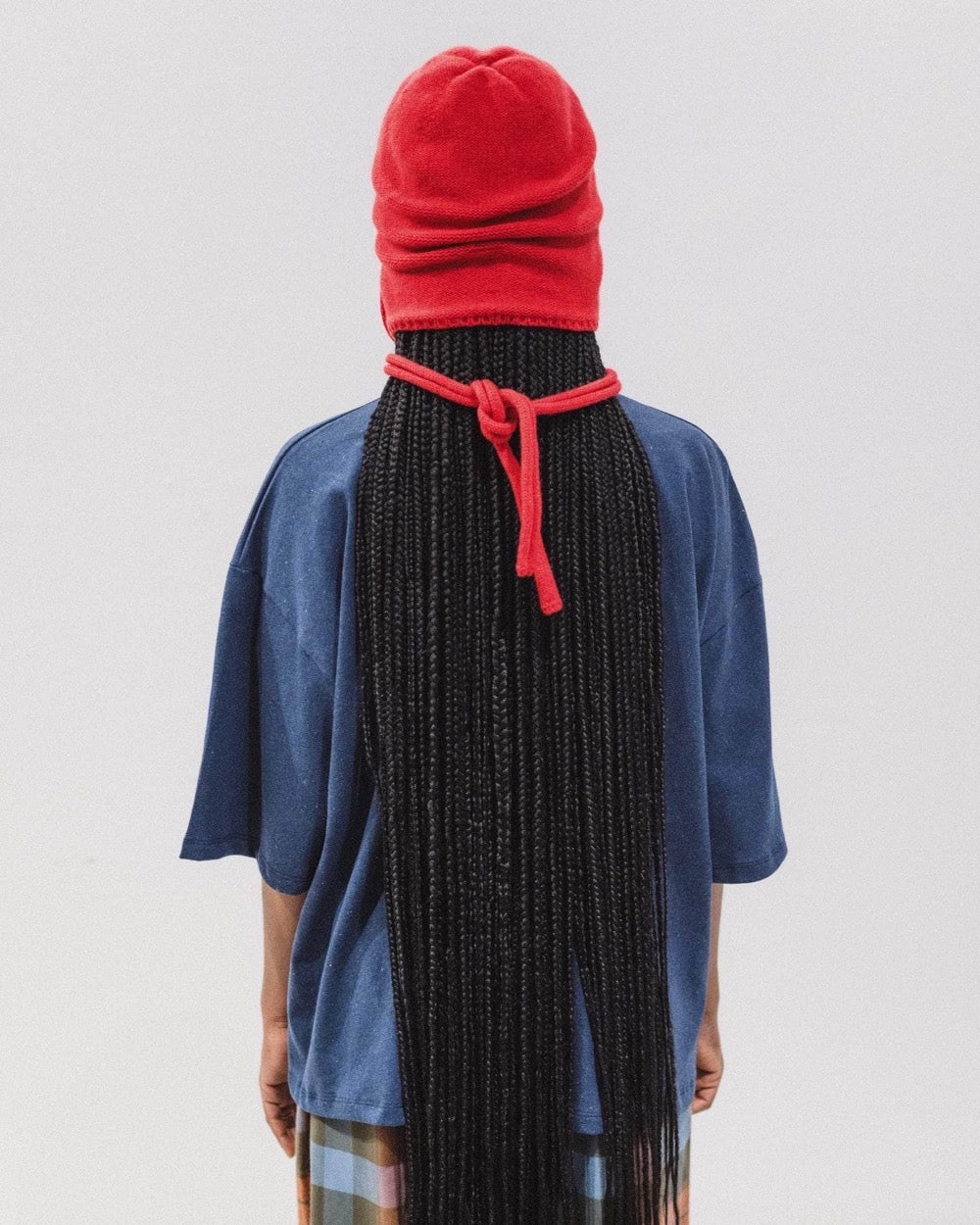 25早秋 TIER HOOD 系带羊绒帽