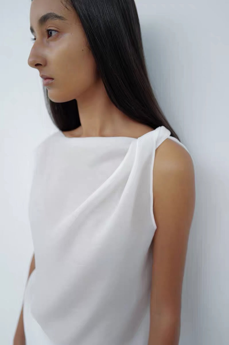 25春夏 ASYMMETRICAL DRAPED TOP