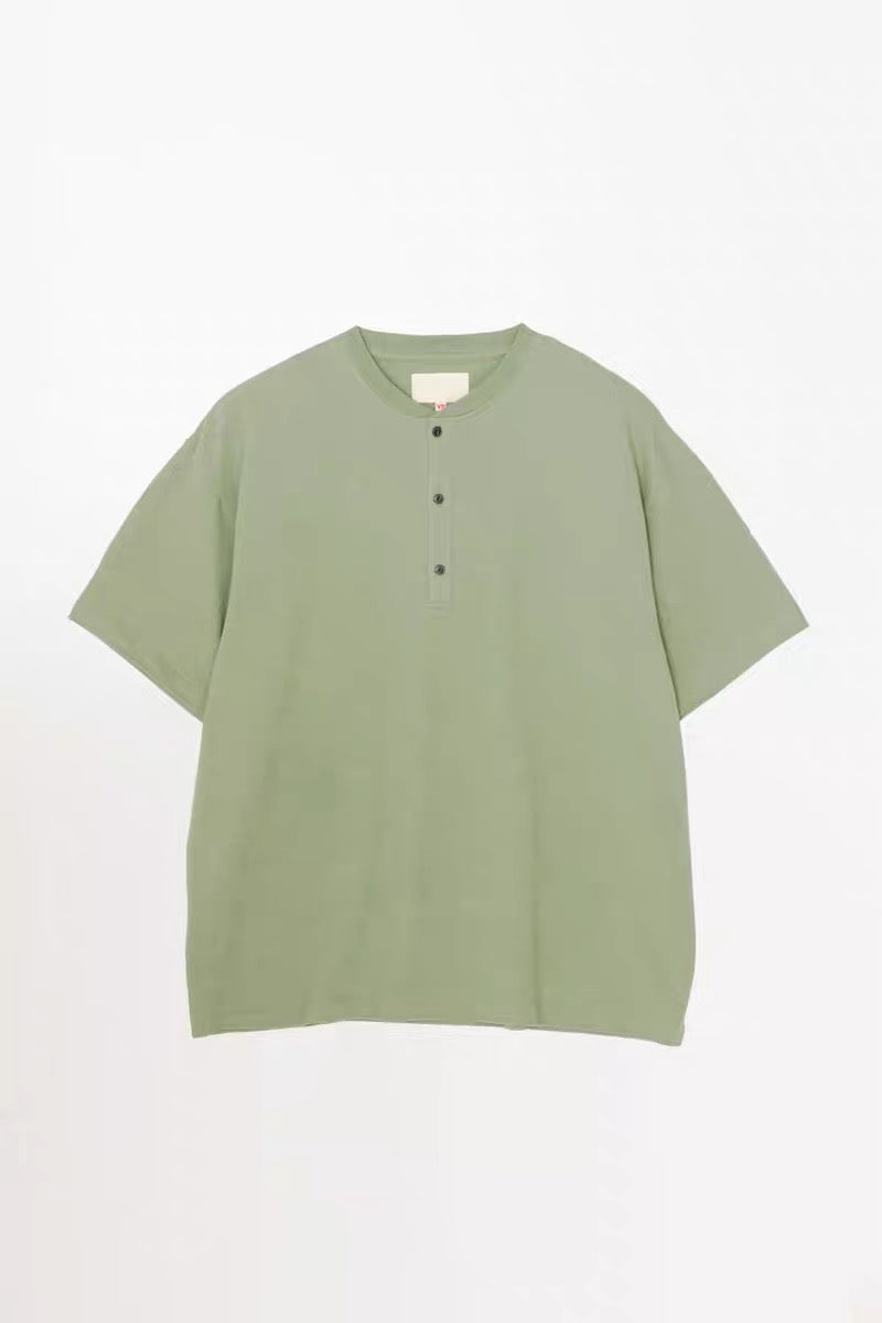 24春夏 HENLEY NECK T-SHIRT 短袖T