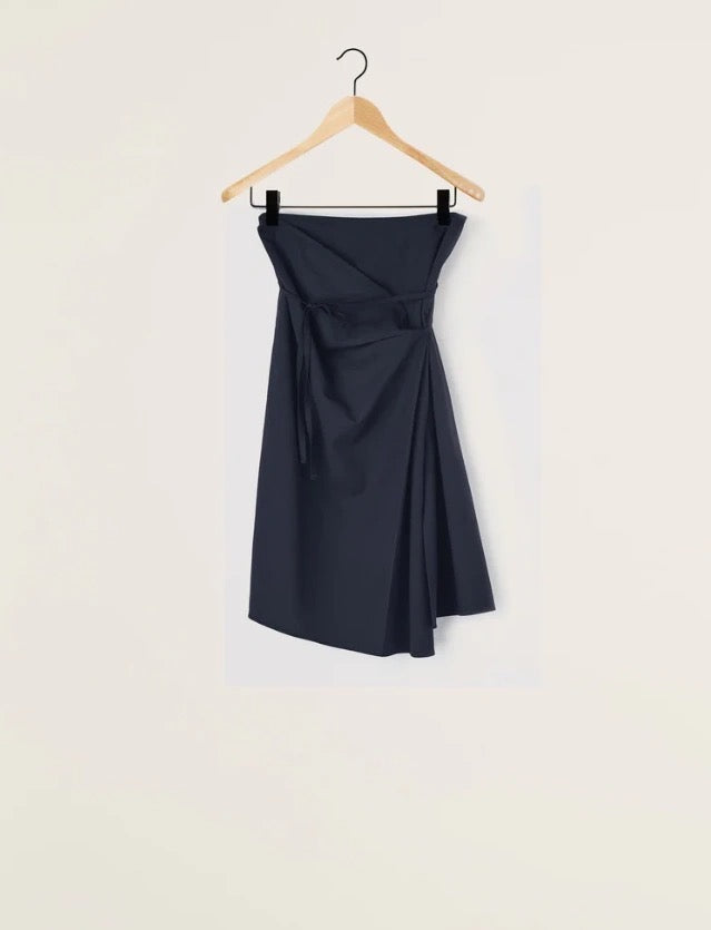 24SS ASYMMETRICAL TIED SKIRT 不对称半裙