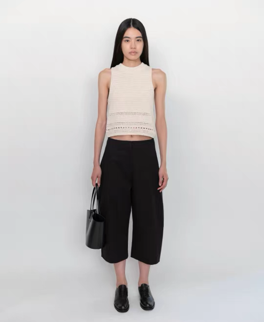 26早春 CROCHET KNIT VEST