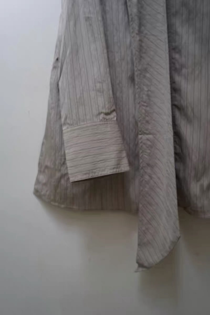 24秋冬 UTAH 飘带衬衫外套