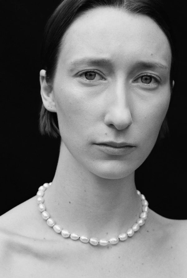 24SS Simple Baroque Pearl Collar