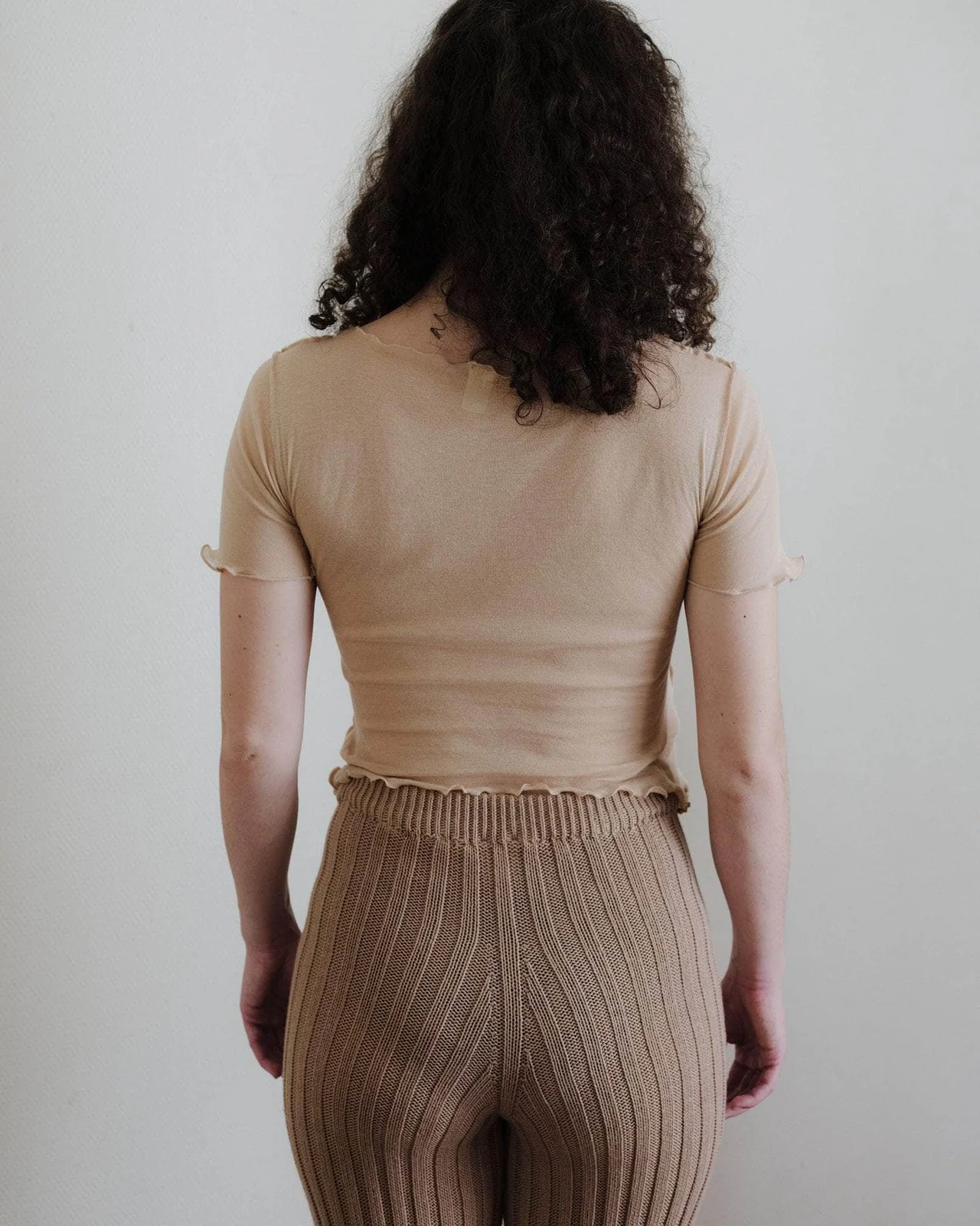 24早春 Gerrymandered Tee Shirt卷边短袖