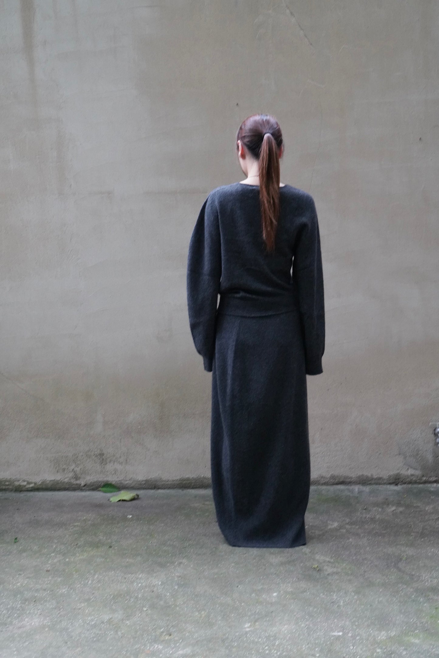 26早秋 CARA TWISTED SET KNIT SKIRT