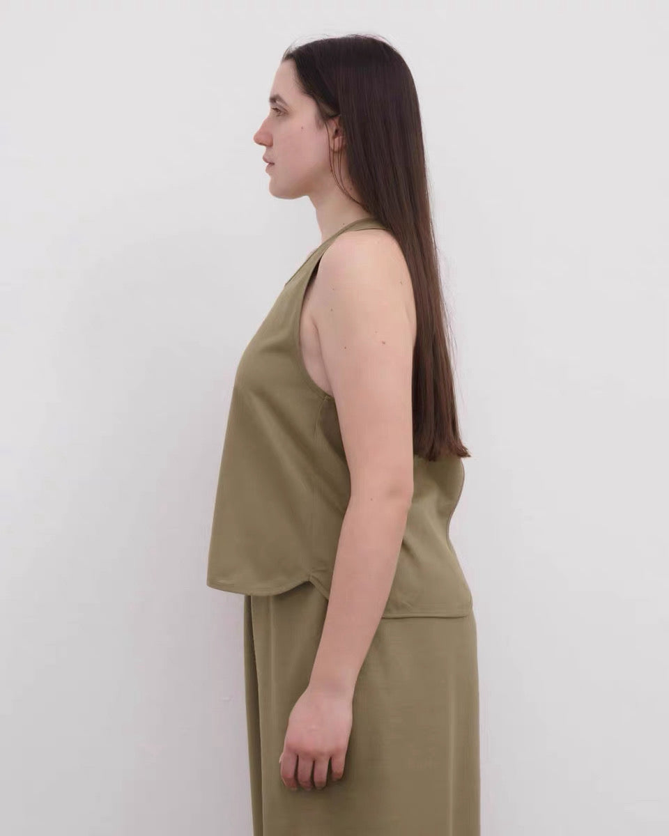 26早秋 Apron Top Wild Silk