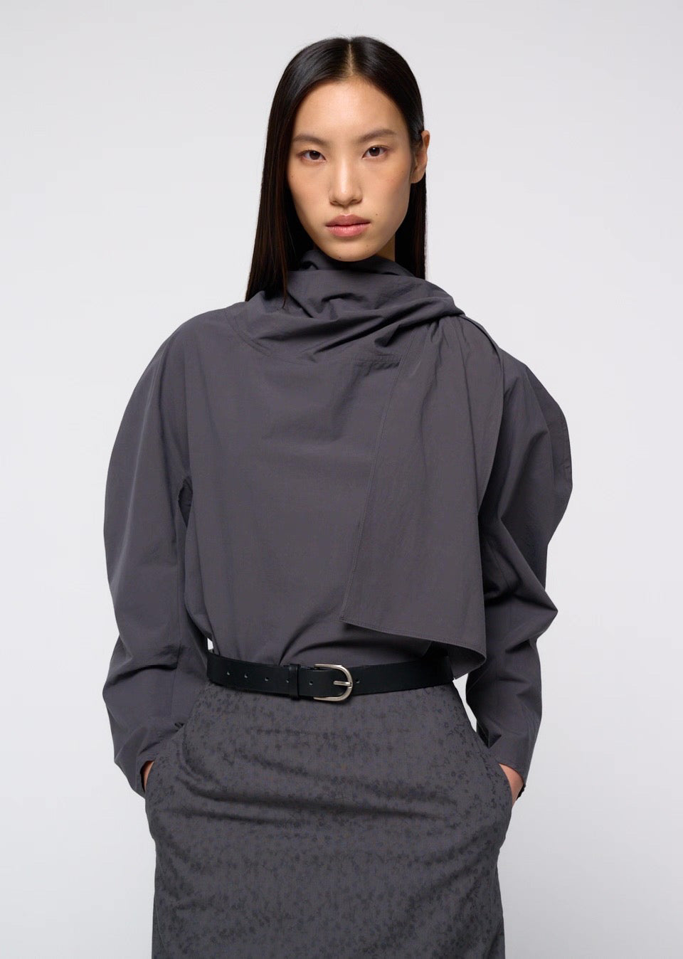 26早秋 COTTON SCARF TOP