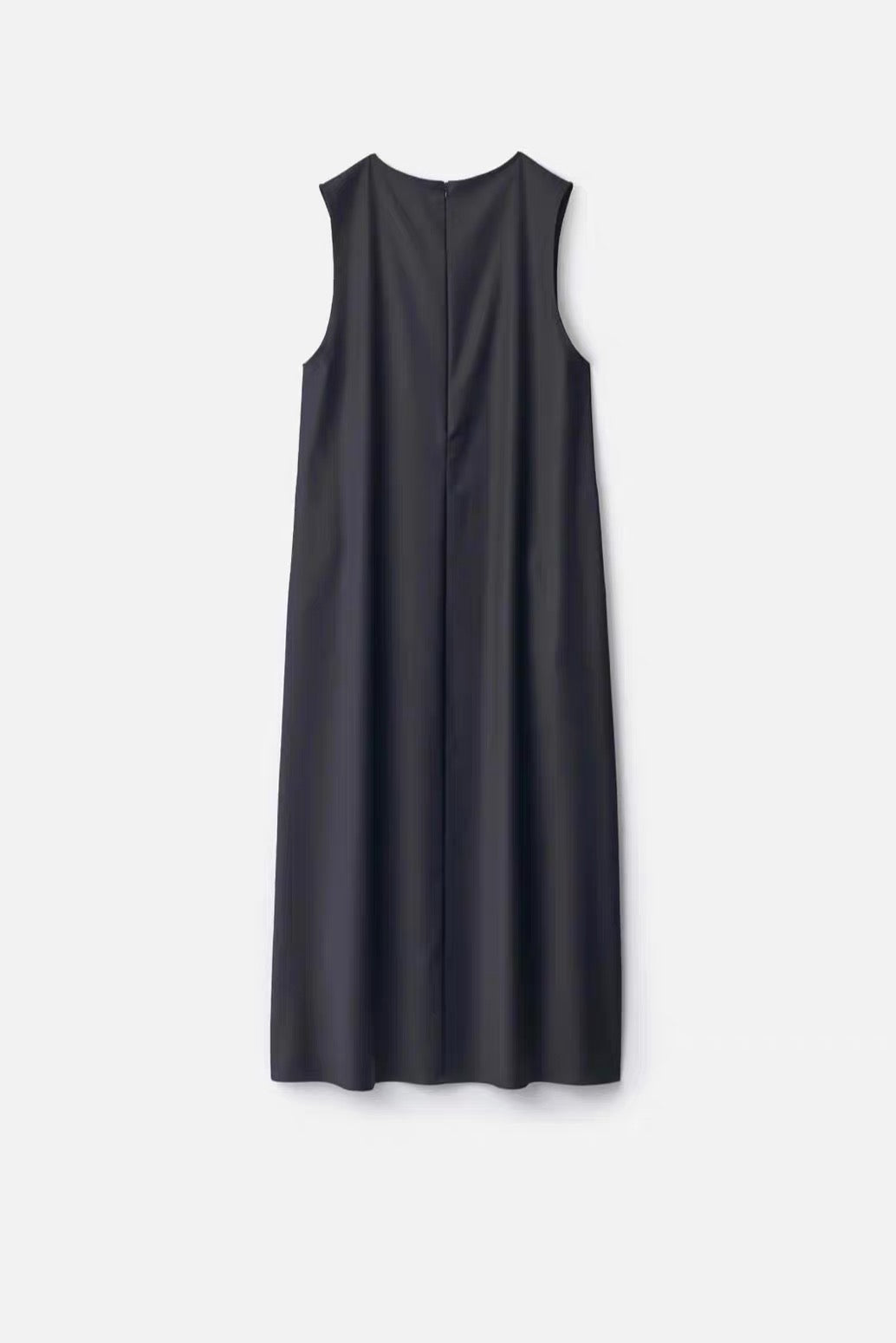 26秋冬 WOOL SILK SLEEVELESS ONEPIECE DRESS