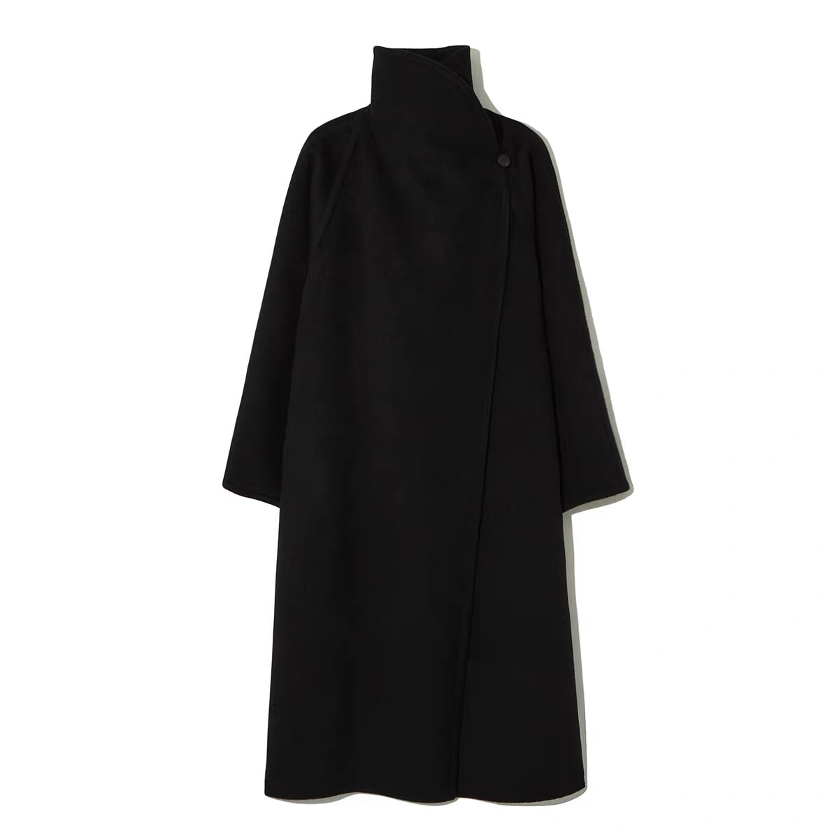 26早秋 STAND NECK HANDMADE LONG COAT