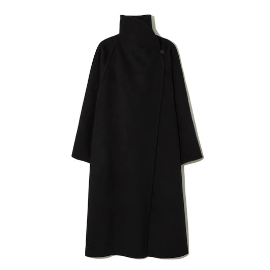26早秋 STAND NECK HANDMADE LONG COAT