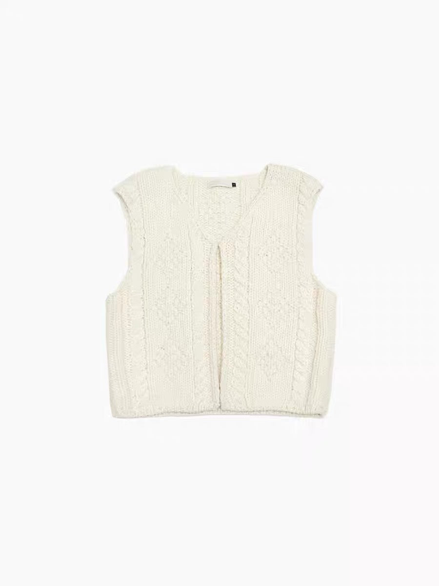 24秋冬 HANDMADE KNIT VEST 羊毛背心