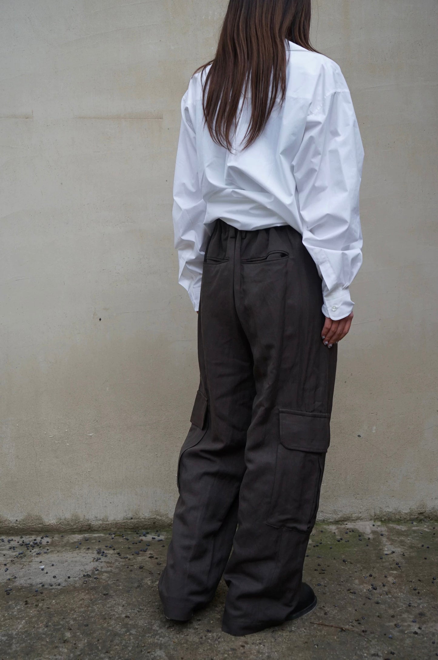 26早春 TWILL CARGO TROUSERS