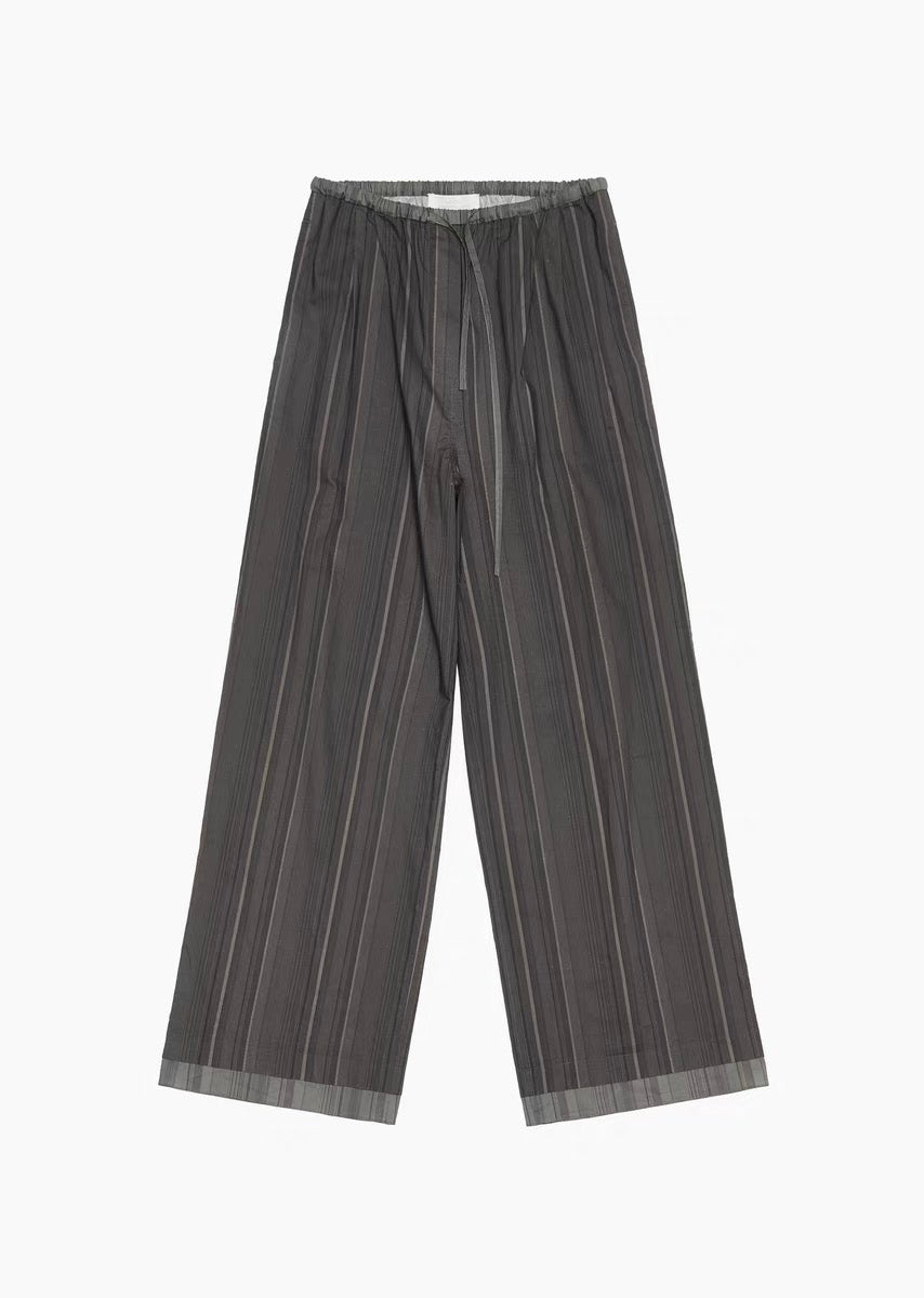 24早秋 STRIPE DRAWSTRING PAJAMA PANTS