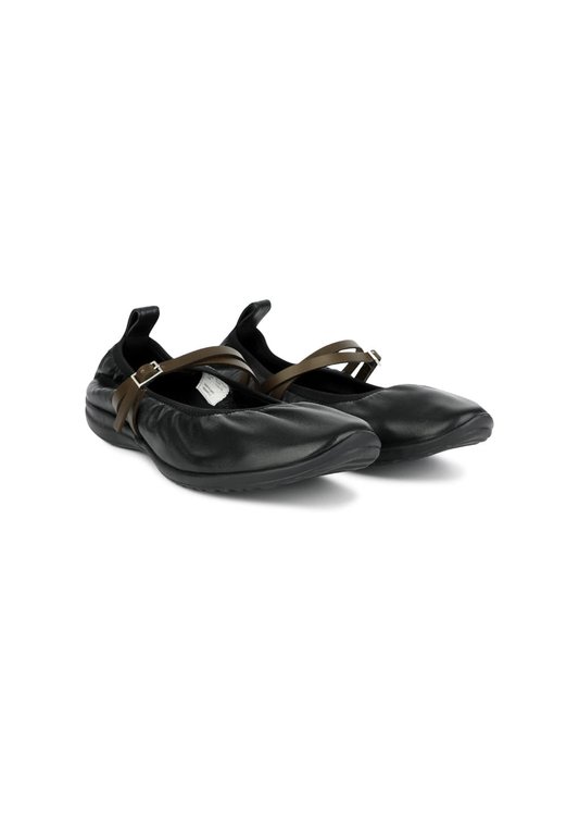 25早秋 VIBRAM SHIRRING FLATS