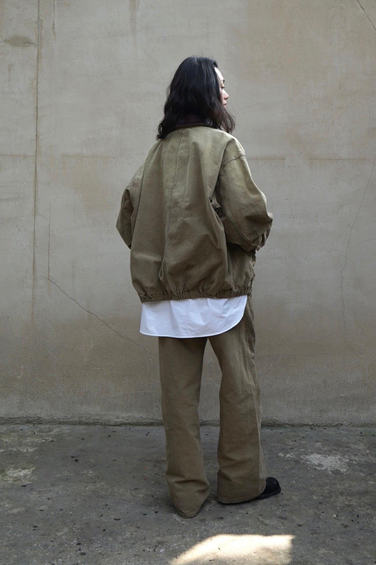 26早春 SULFUR DYED OXFORD VINTAGE JACKET