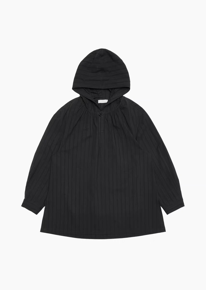 24早秋 SHIRRING HOODED SHIRTS连帽长衬衫