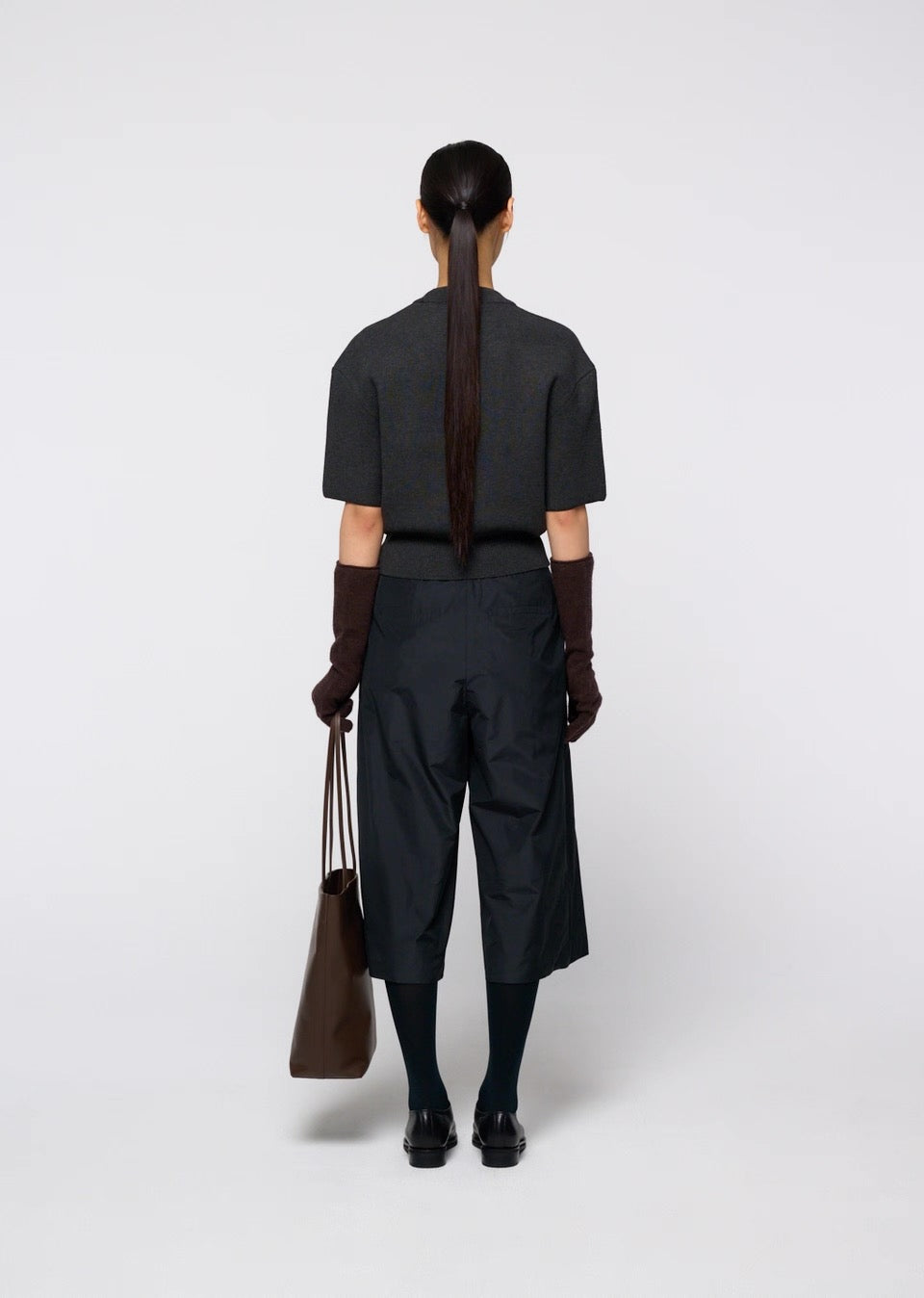 26早秋 ROUNDED HALF KNIT TOP