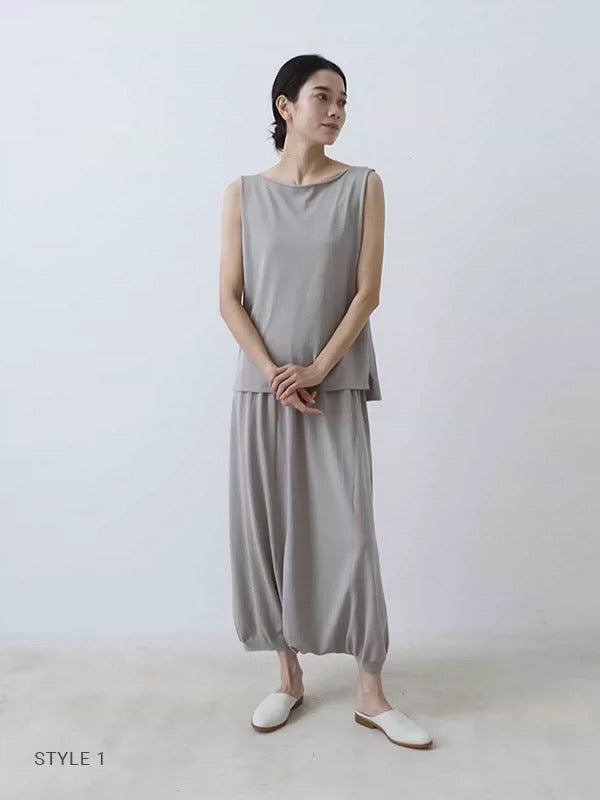26春夏 cotton sarrouel pants