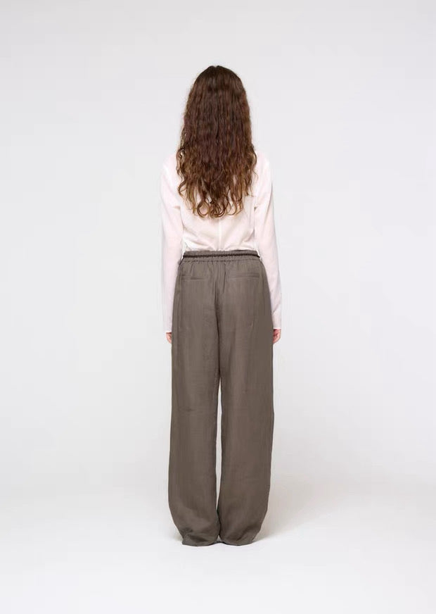 26春夏  LINEN TUCK PANTS