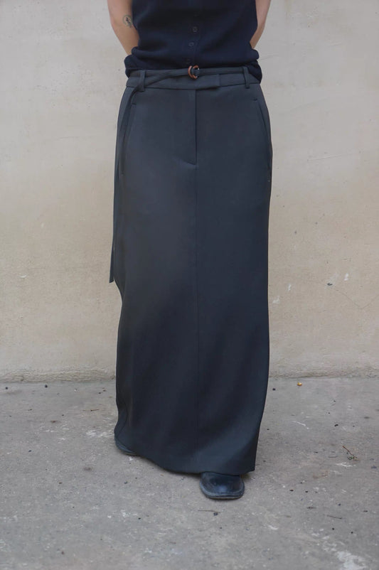 26早春  TESSA BELTED SKIRT