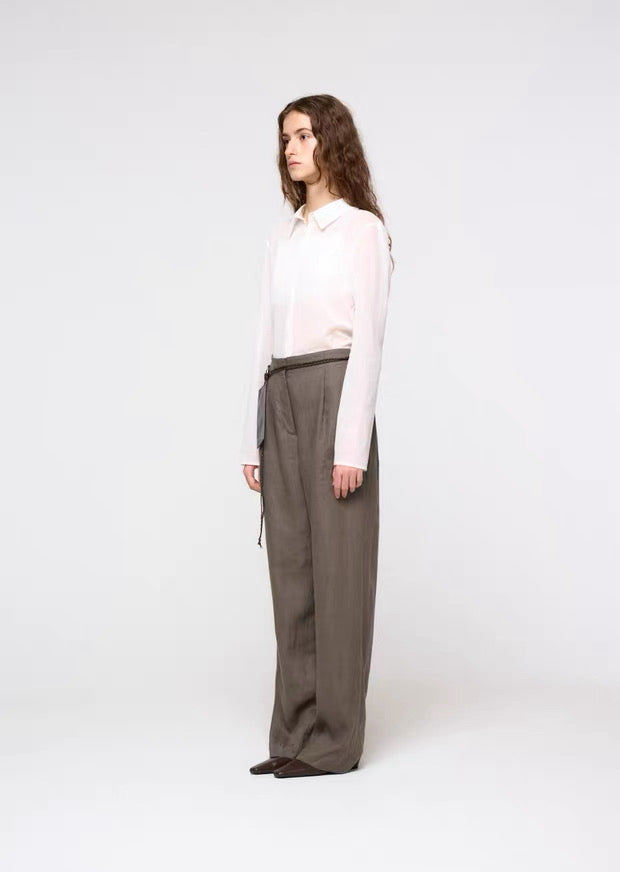 26春夏  LINEN TUCK PANTS
