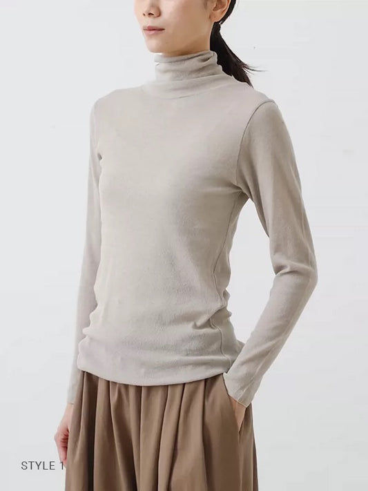 26春夏 cotton turtleneck