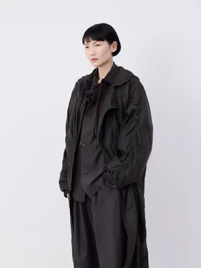 24FW NYLON PARKA 长风衣