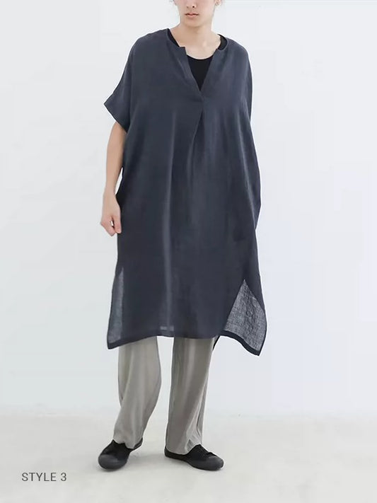 26春夏 linen poncho
