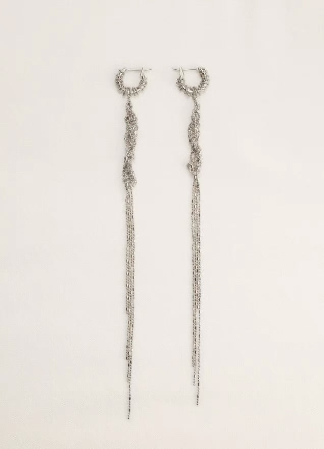 24SS TANGLE LONG EARRINGS 缠绕式长耳环