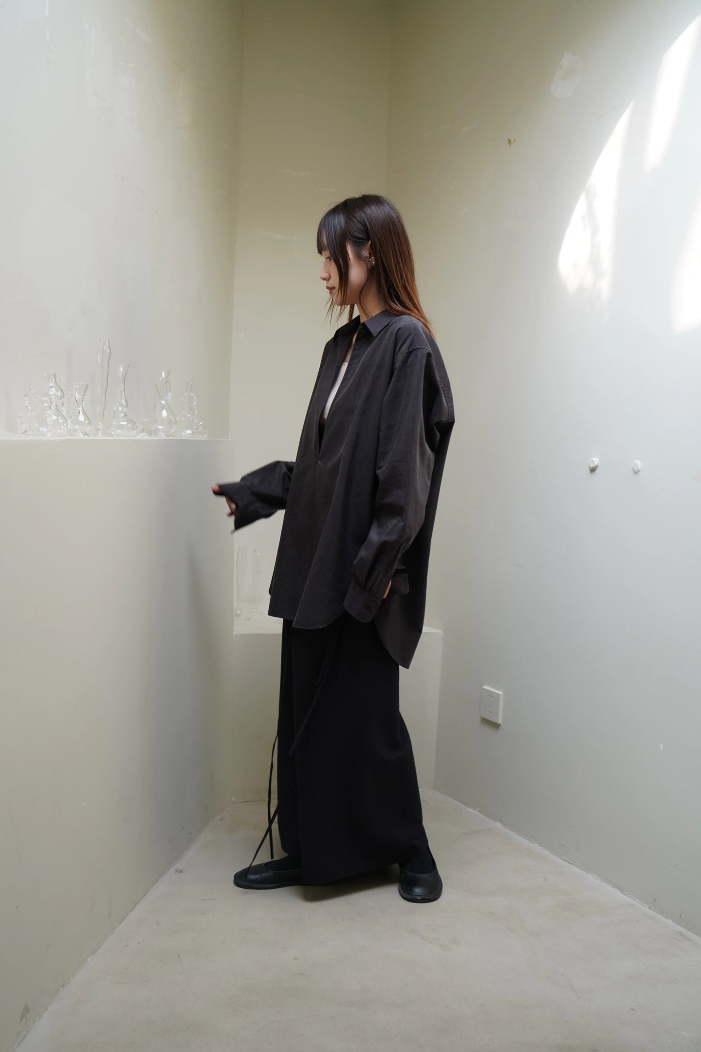26春夏 SILK NYLON SKIPPER SHIRT