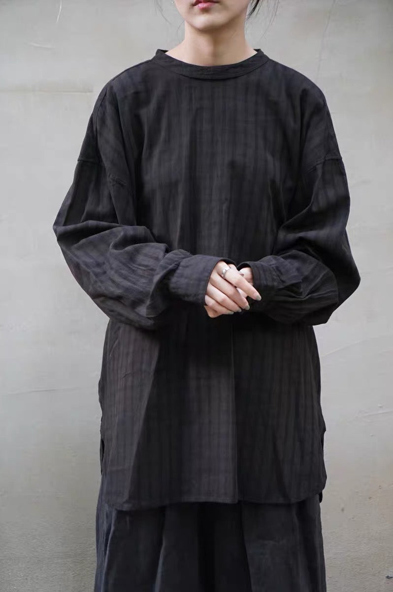 25秋冬 CHECK DRESS PULLOVER  SHIRT
