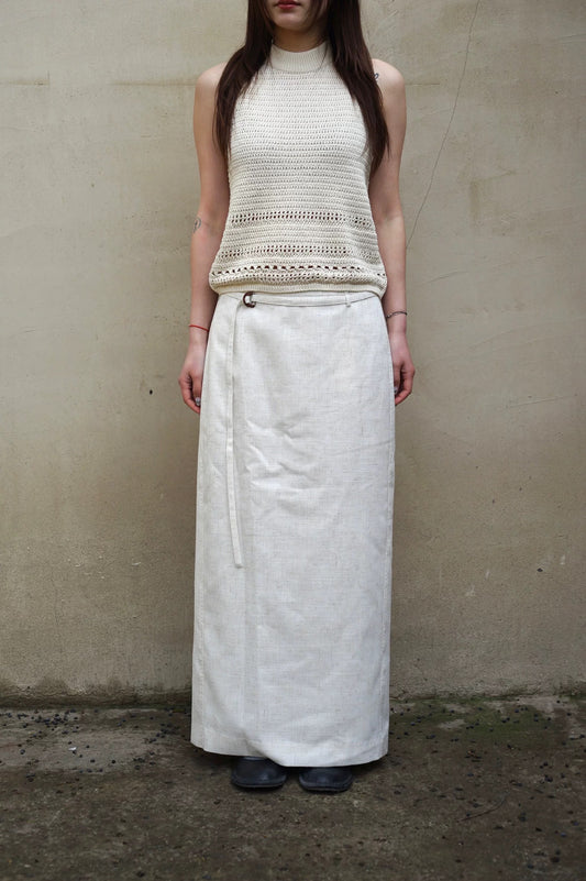 26春夏 LIV BELTED LONG SKIRT