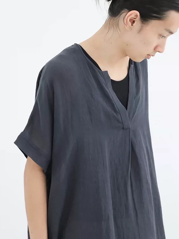 26春夏 linen poncho