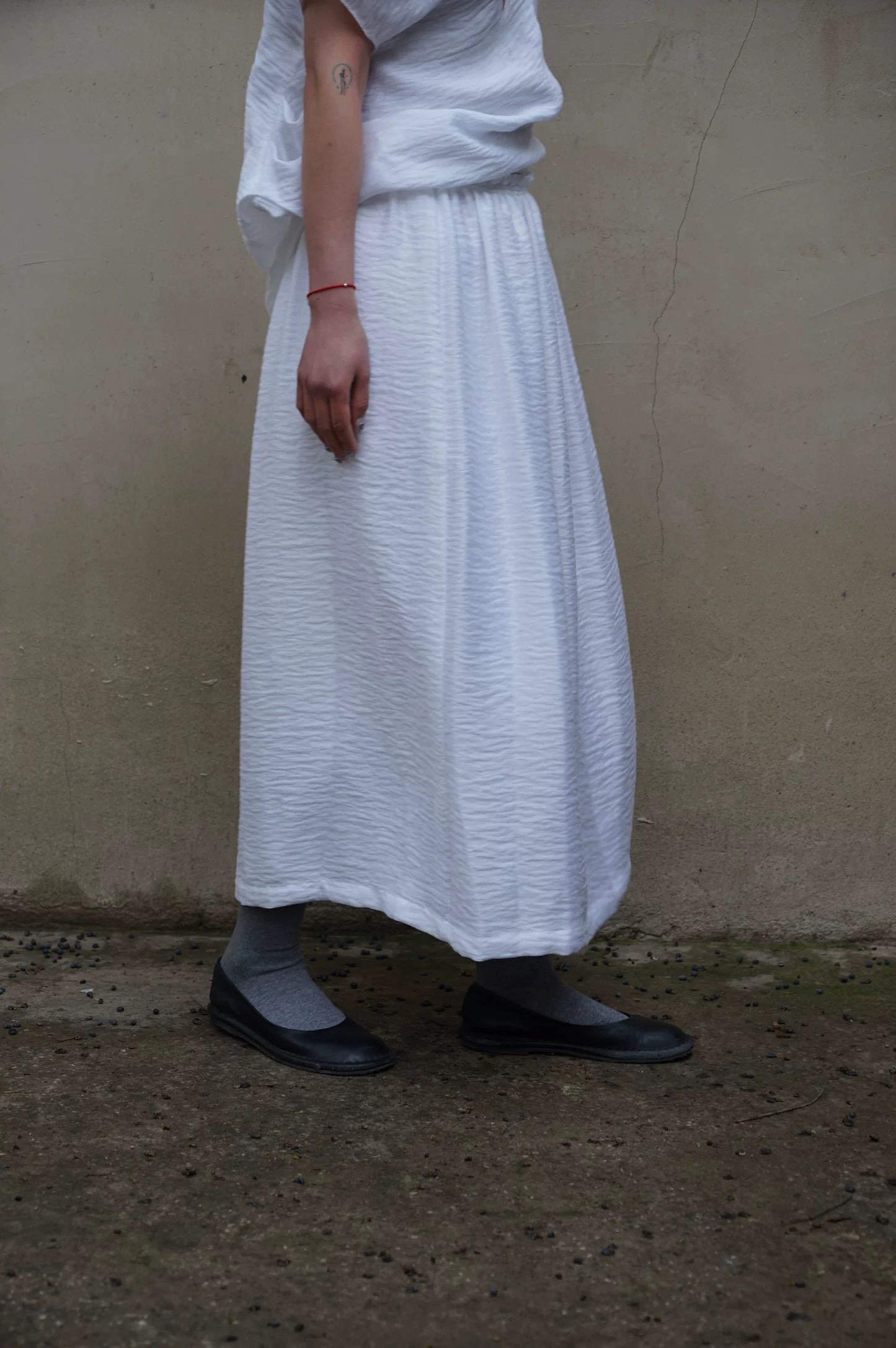 26春夏 TEXTURED BAY SKIRT