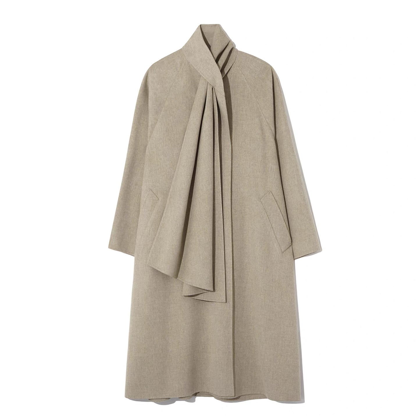 26早秋 WOOL HANDMADE  SCARF COAT