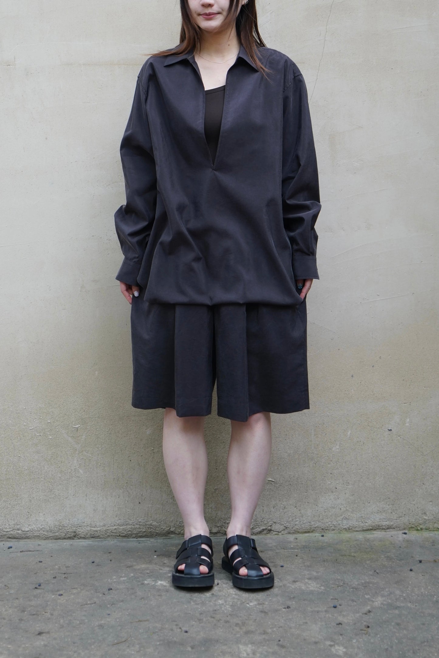 26春夏 SILK NYLON SKIPPER SHIRT